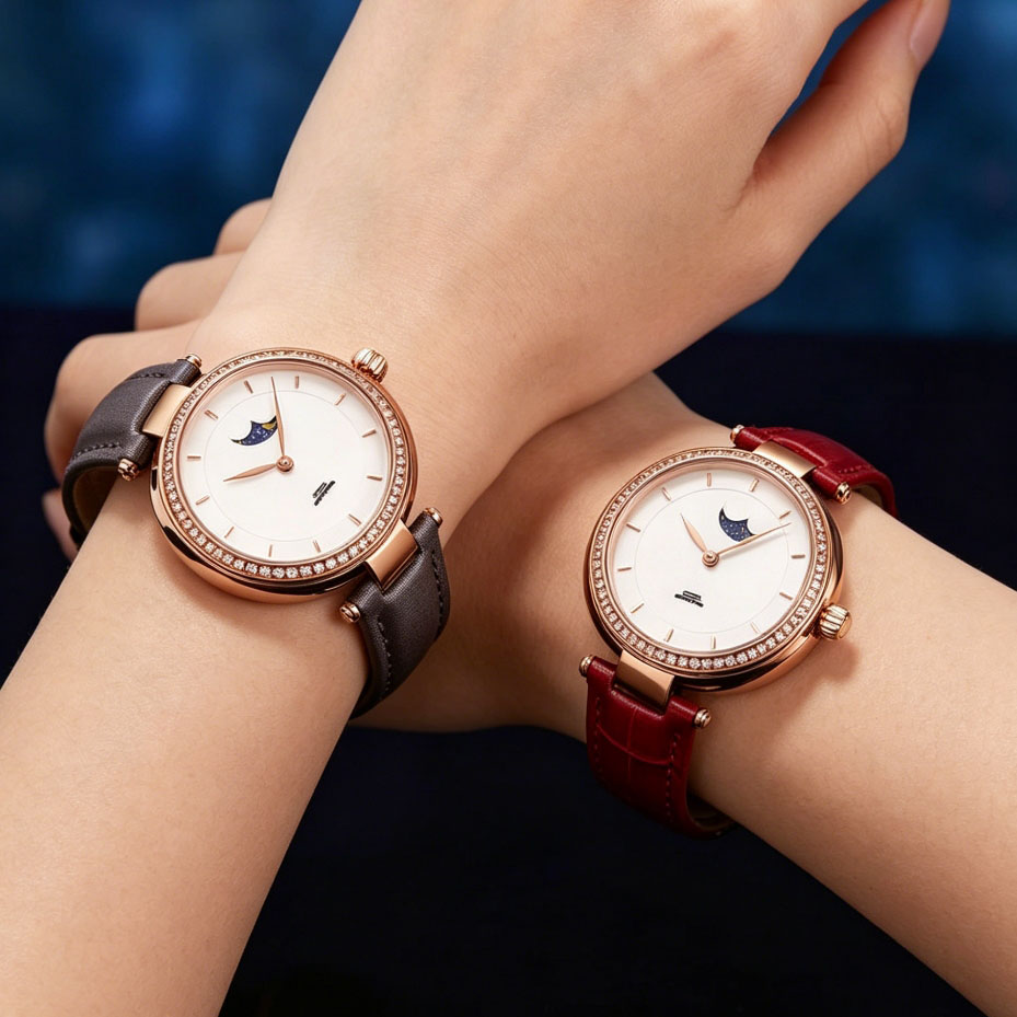 Vintage Watch Crystal - Reloj Beijing vintage para mujer, reloj
