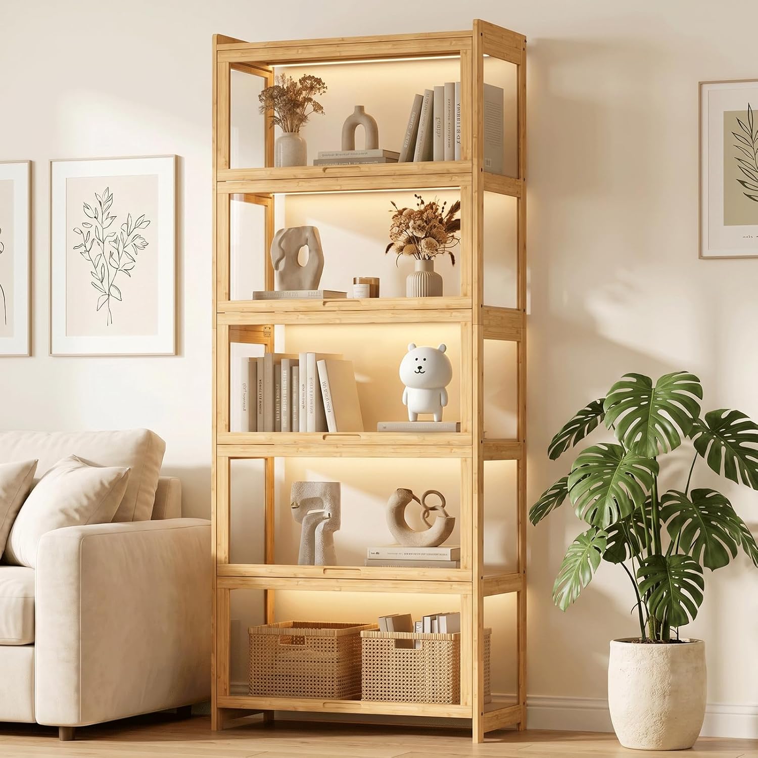 Collectible Collection - Vitrina con Puertas de Acrílico, Vitrina