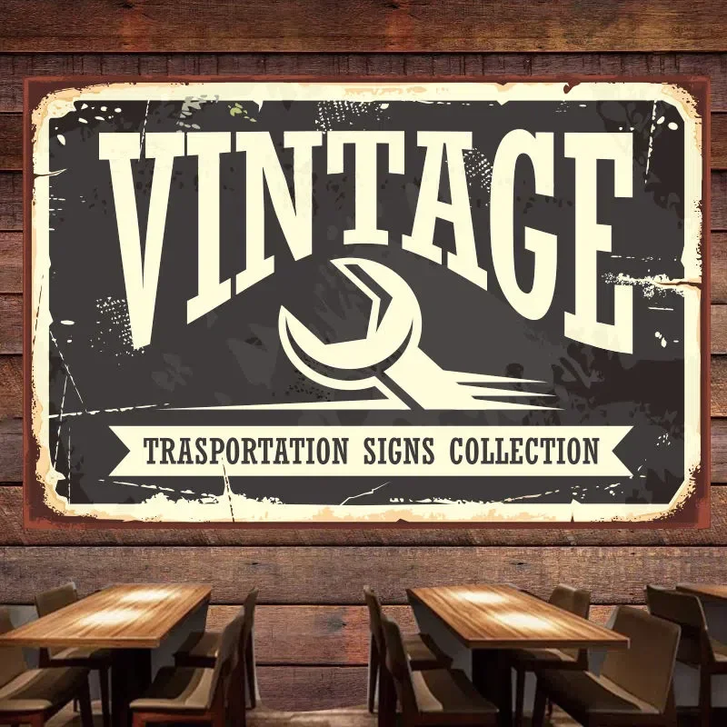 Vintage Collectible Shop - Póster de coches de colección VINTAGE
