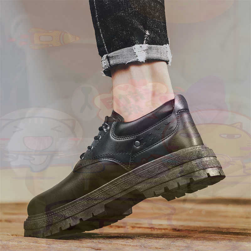 Vintage Collectible Shop - Zapatillas deportivas de cuero Natural oscuro
