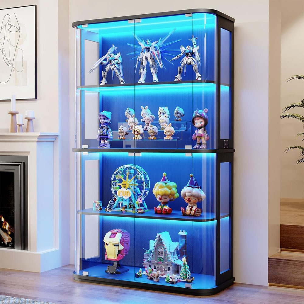 Collectible Collection - Vitrina Grande Redondeada con Puerta de