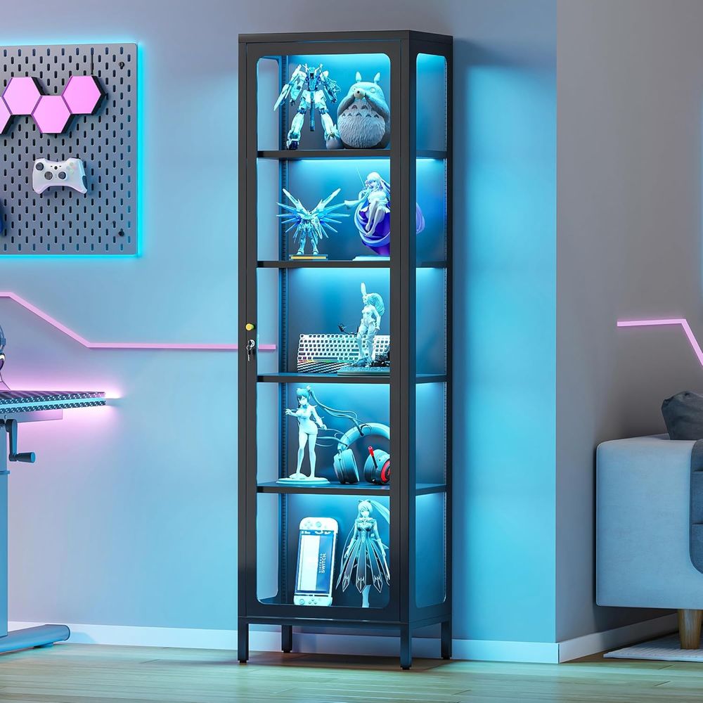 Collectible Collection - Vitrina de Vidrio con Cerradura y
