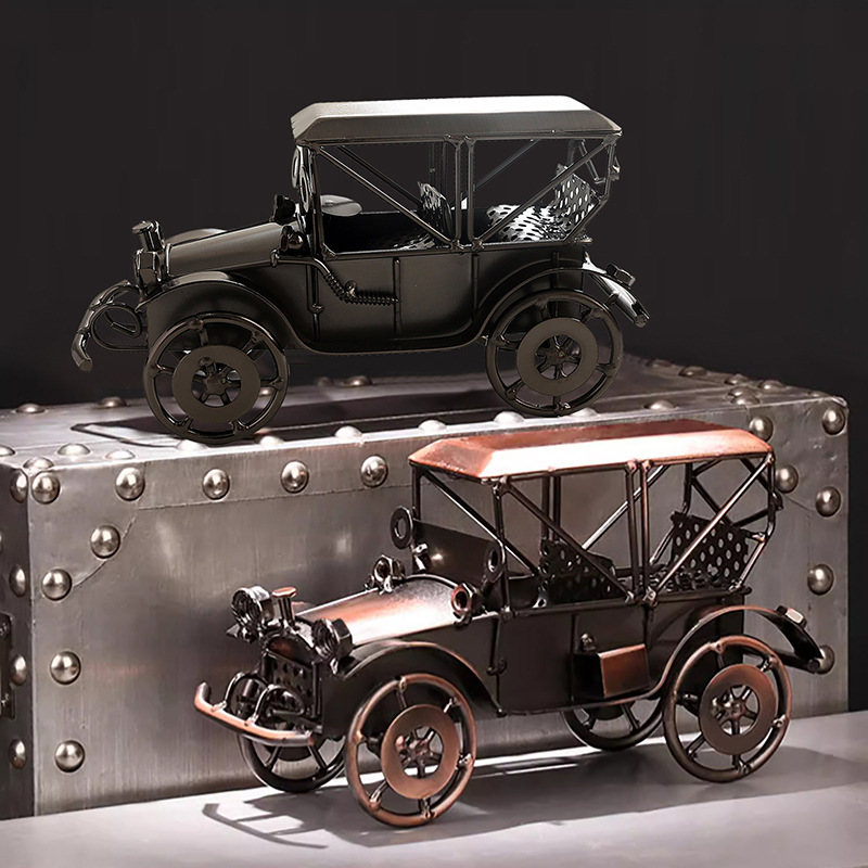 Vintage Collectible Ornaments - Adornos de Coche Antiguo de Aleación