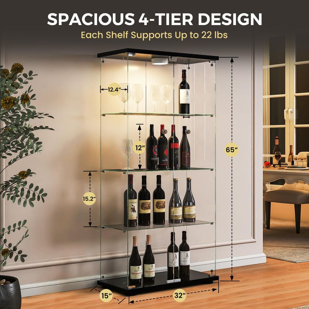 Vitrina con Luces LED y Cerrad - Collectible Collection reseña y precio