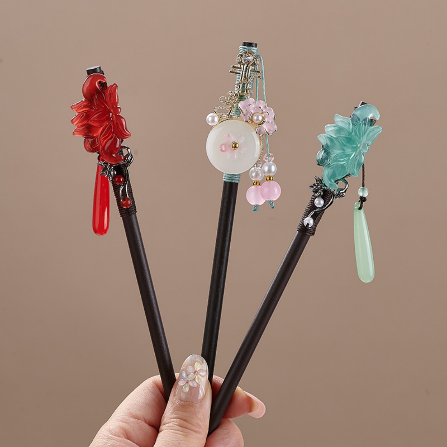 Pasador de pelo vintage con fl - Vintage Collectible Item reseña y precio