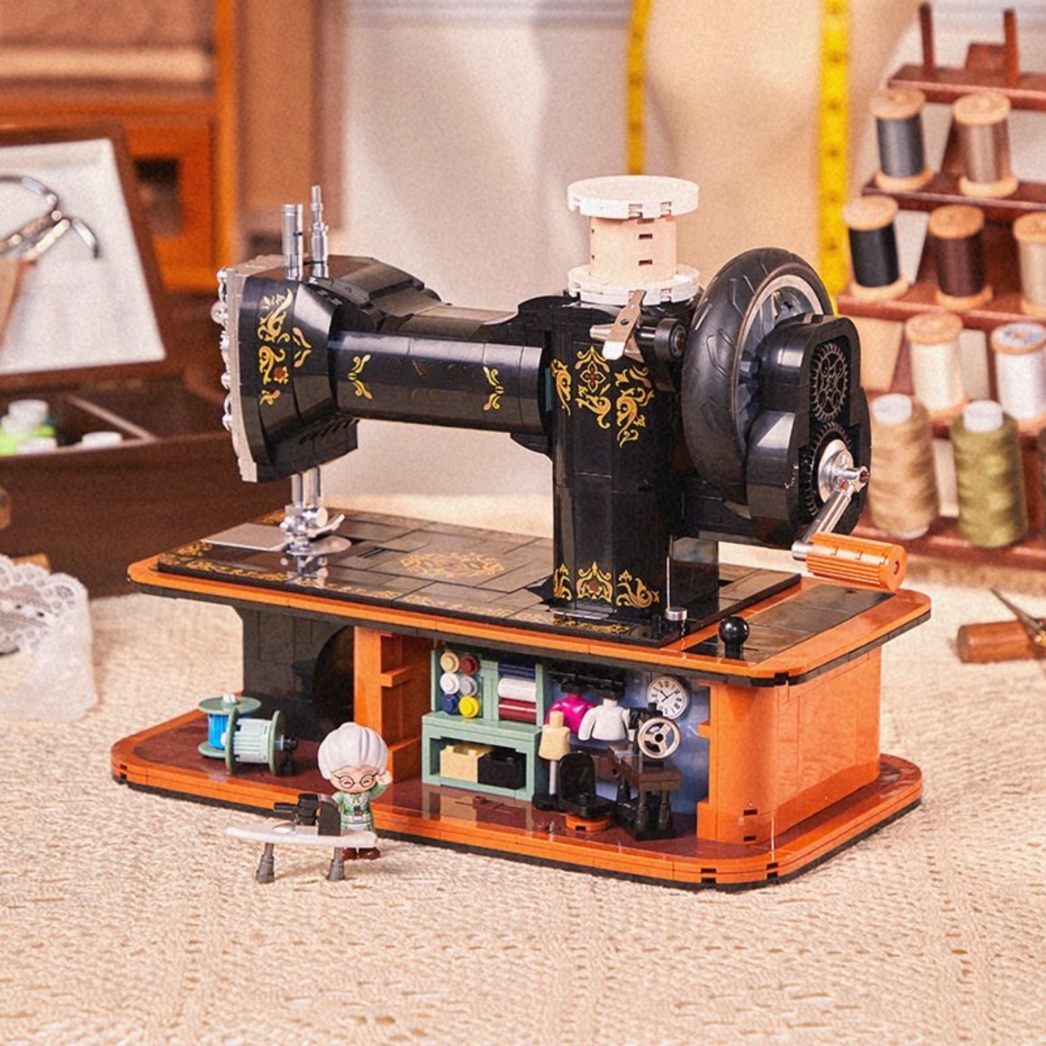 Máquina de Coser Vintage de Ma - Vintage Collectible Shop reseña y precio