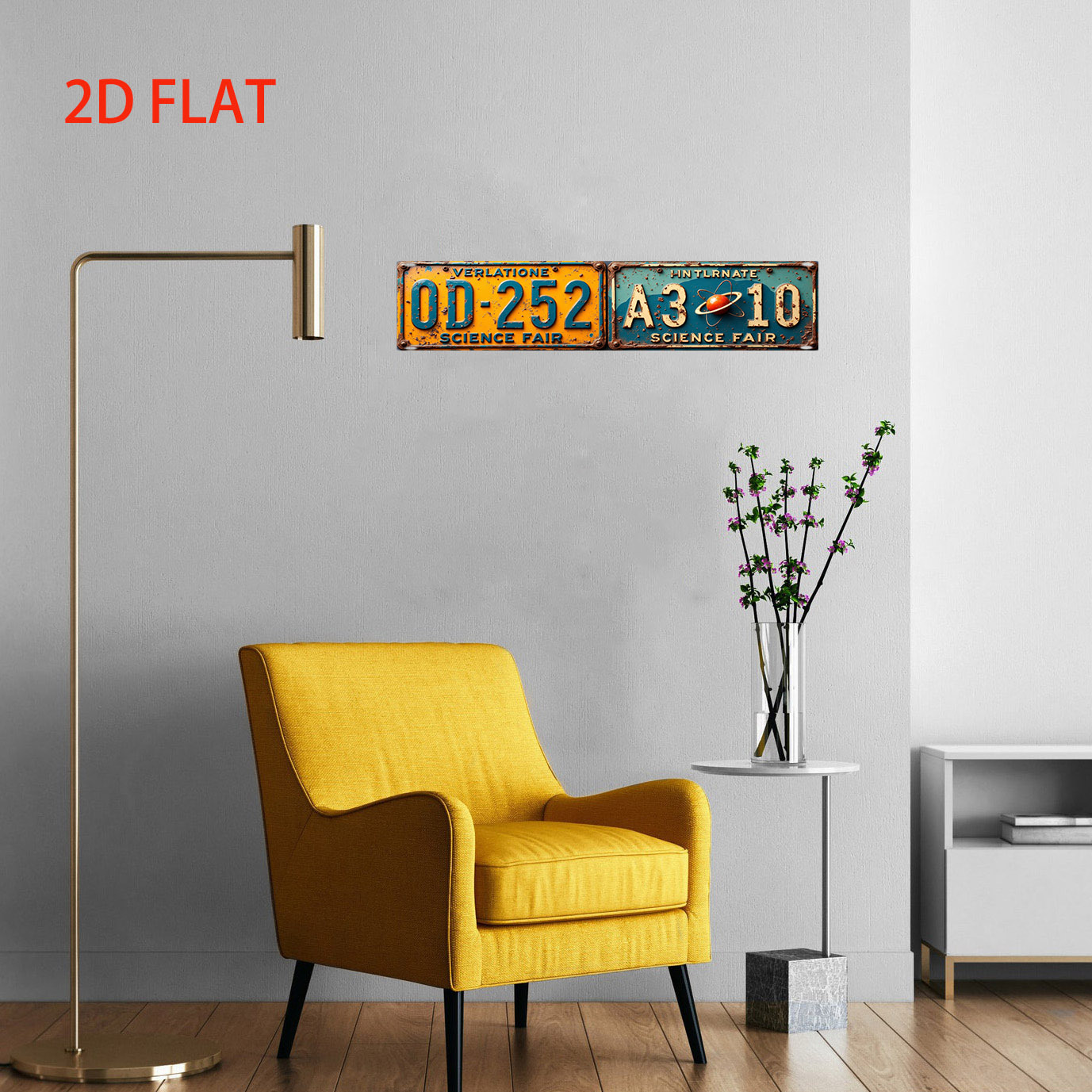1 placa decorativa vintage par - Vintage And Collectible Fair reseña y precio
