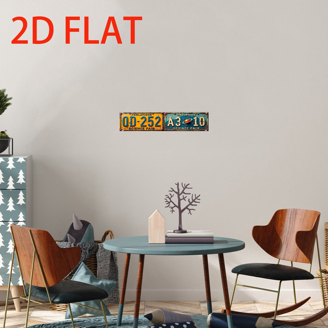 1 placa decorativa vintage par - Vintage And Collectible Fair reseña y precio