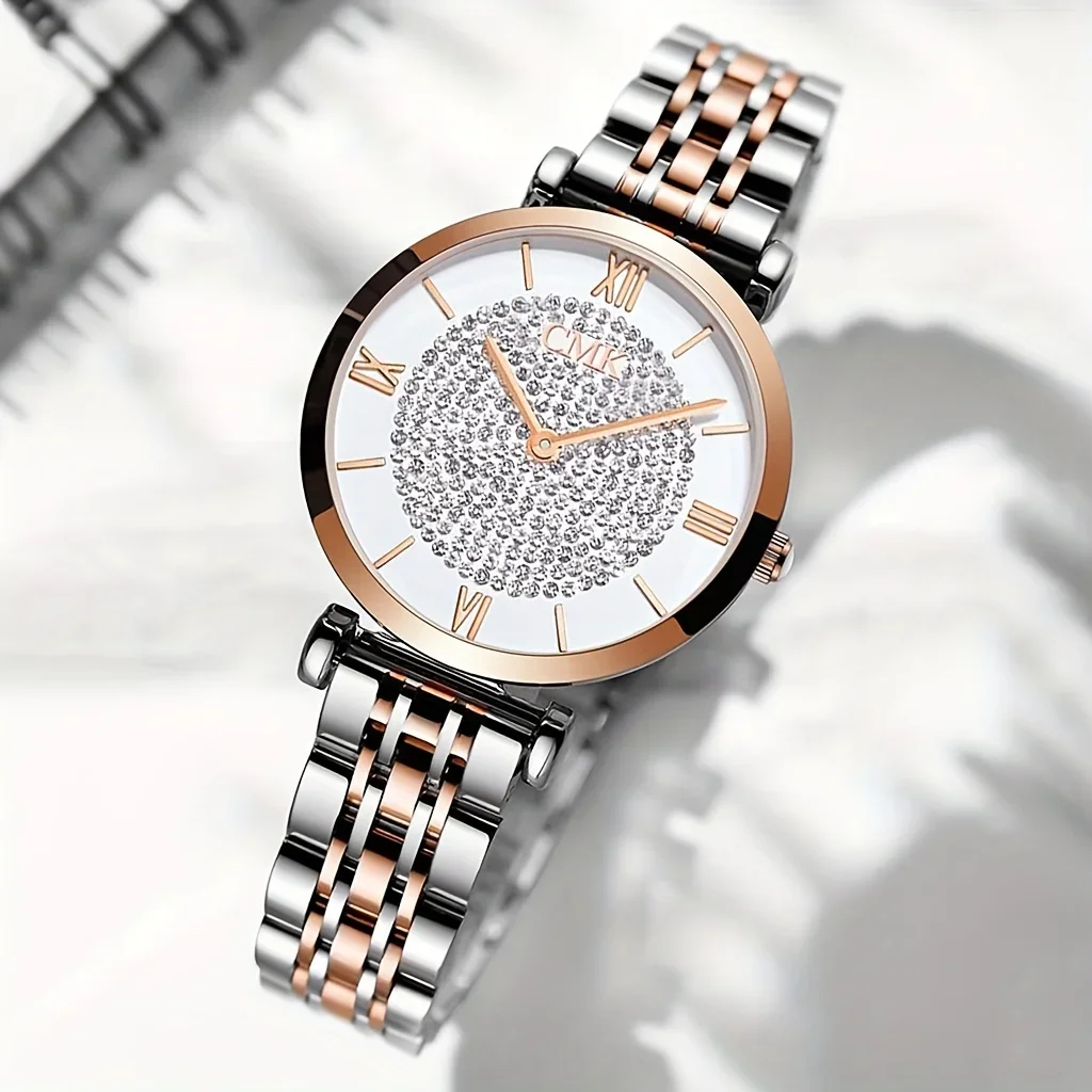 Lujoso reloj de cuarzo con esf - Vintage Watch Crystal reseña y precio