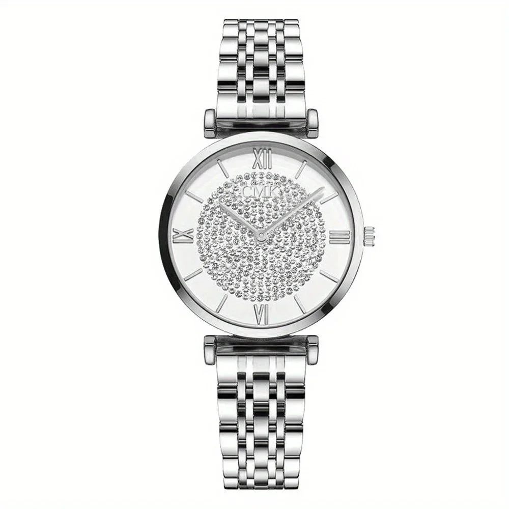 Lujoso reloj de cuarzo con esf - Vintage Watch Crystal reseña y precio