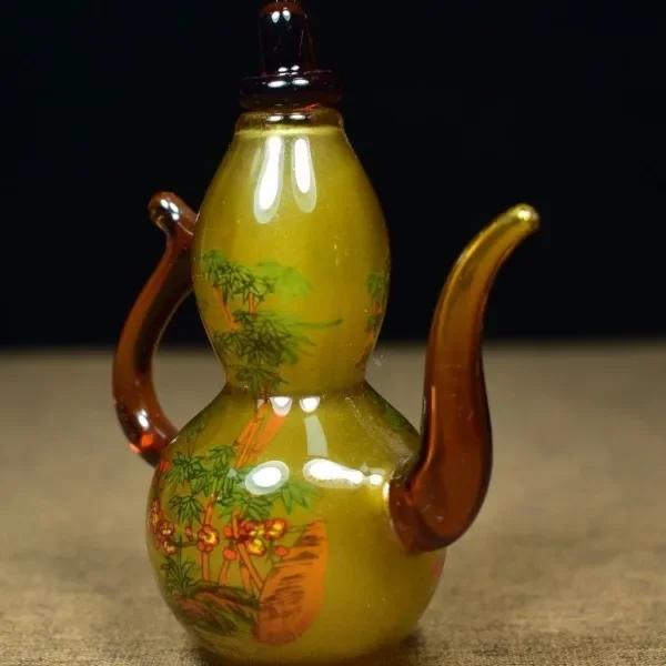 Botella de Vidrio con Acabado  - Vintage Collectible Glassware reseña y precio