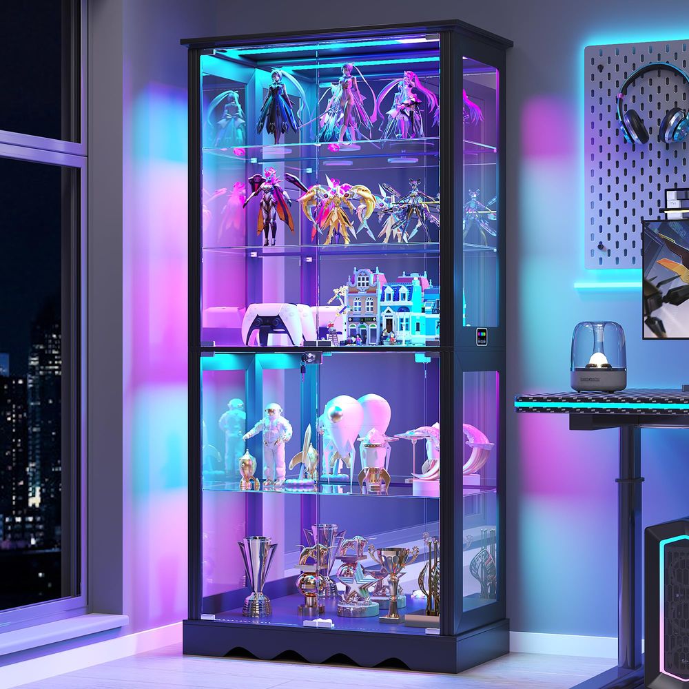 Vitrina con Puertas de Vidrio, - Collectible Collection reseña y precio