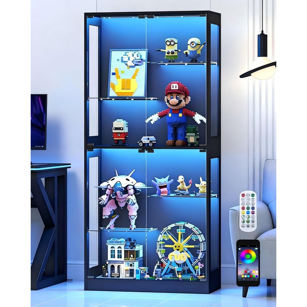 Vitrina con Puertas de Vidrio  - Collectible Collection reseña y precio