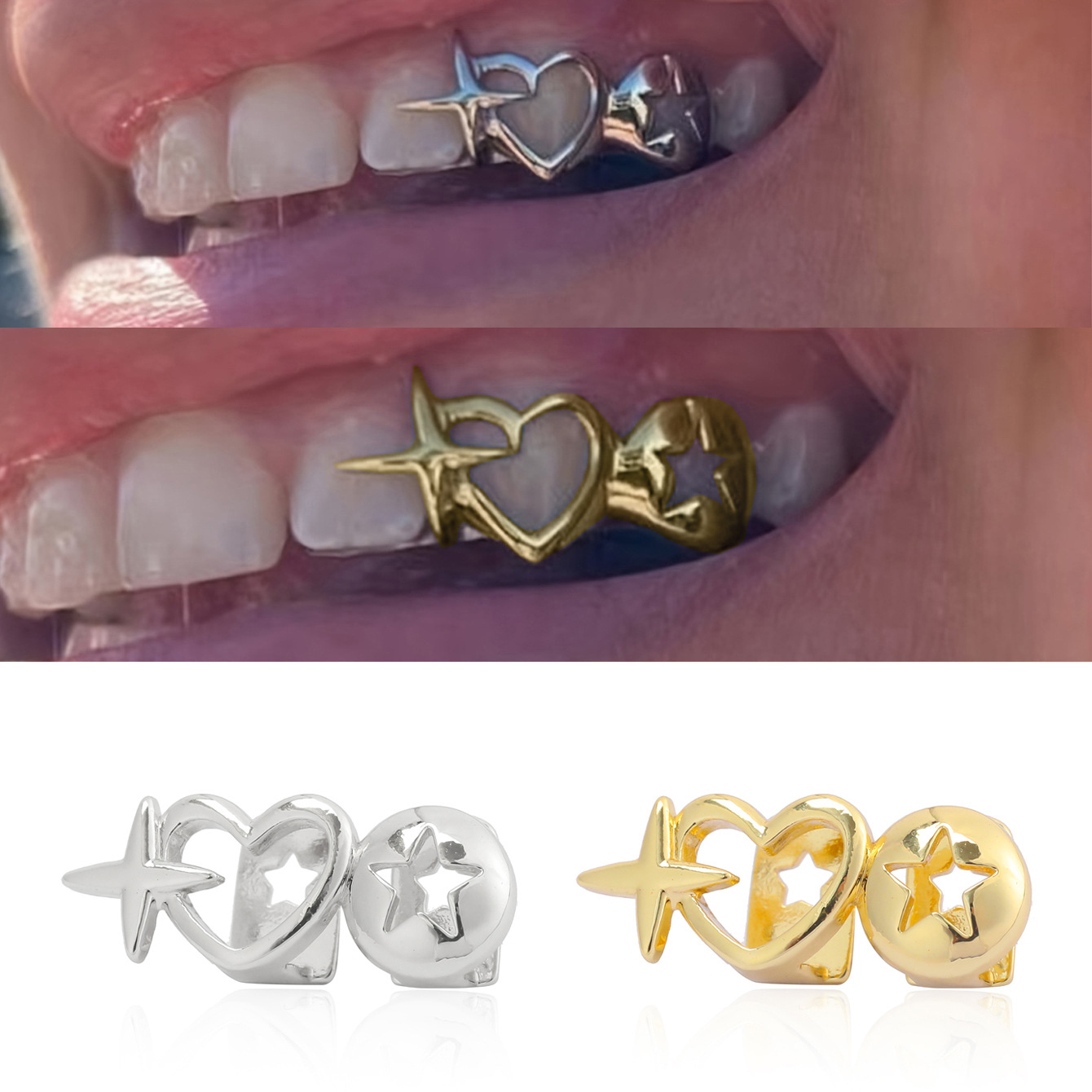 Gorros de dientes de corazón h - Vintage Collectibles For Sale reseña y precio
