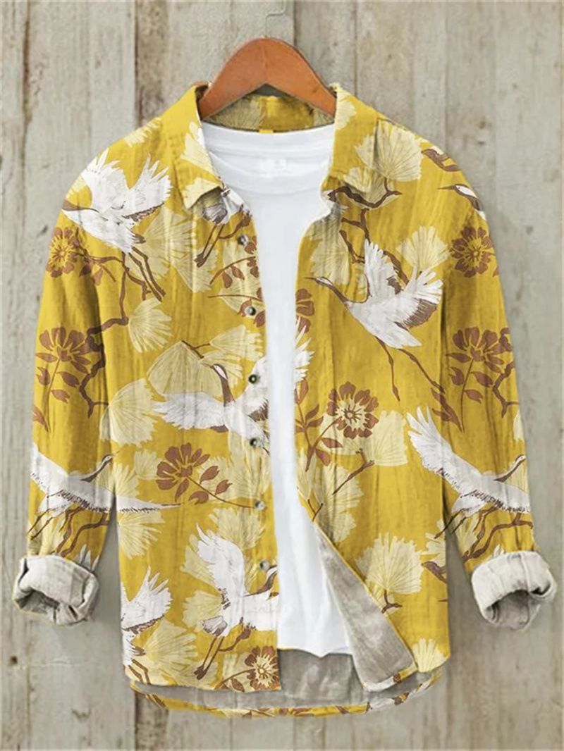 Camisa de manga larga de lino  - Vintage Collectible Shop reseña y precio